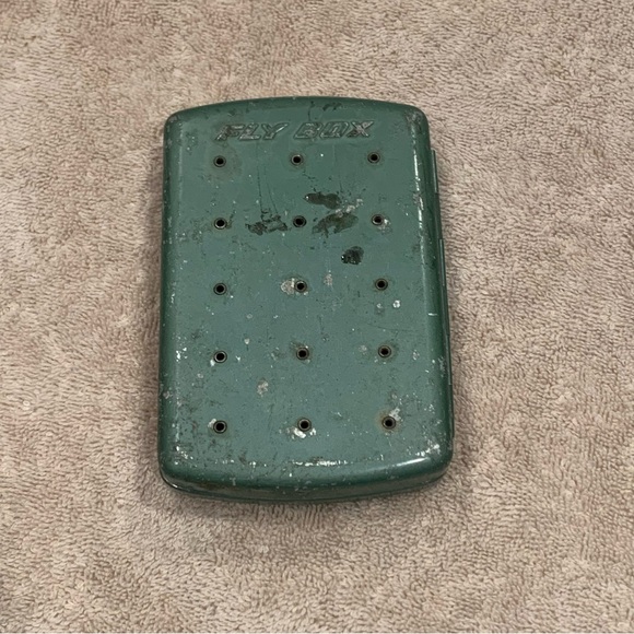 Fly Box Other - Vintage Aluminum Fly Box Metal Tackle Box For Fly Fishing